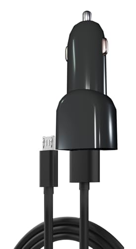 Dual USB Port Car DC Adapter for HP Google Chromebook 11 11-1101us P/N F2J07AA#ABA 11-f3x85ut F3X85UT#ABA Auto Vehicle Boat RV Plug Power Supply Cord Charger Cable PSU