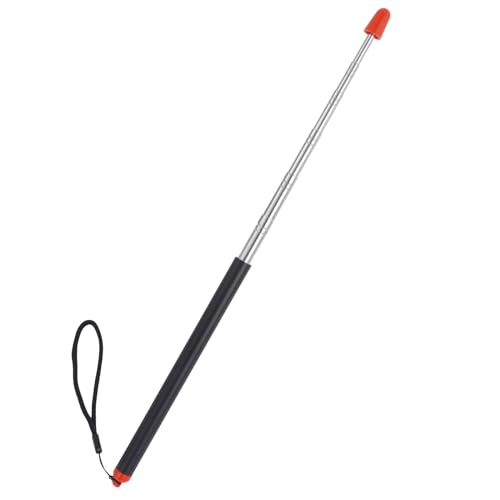 Telescopic Teacher Pointer Telescoping Pointer Stick for Classroom Presentation Pointer Teacher Pointer Stick (Orange Black, Extendable 47 Inch)
