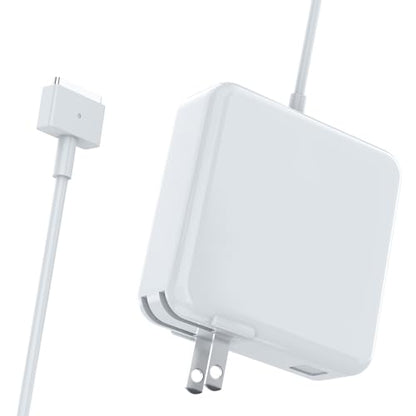 MacBook Air Charger - 45W Magnetic T-Tip Power Adapter (2012-2017) | 【Premium Quality】T-Tip Connector w/ LED & 6FT Cord, for MacBook Air 11/13" 2012-2017, Model A1435/A1436/A1465/A1466