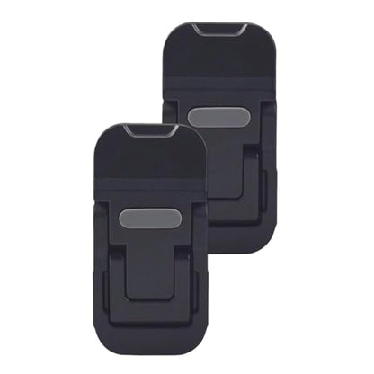 2PCS Foldable Laptop Stand Portable Notebook Holder Adjustable Cooling Bracket for Tablet - color: B