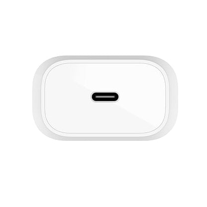 Belkin USB C Charger Block 25W - Power Delivery PPS Super Fast Charging - Apple iPhone 17, Air, Pro, AirPods, Samsung Galaxy S25, iPad, AirPods, Google Pixel 10, Nintendo Switch 2 & More - White - style: Old Gen