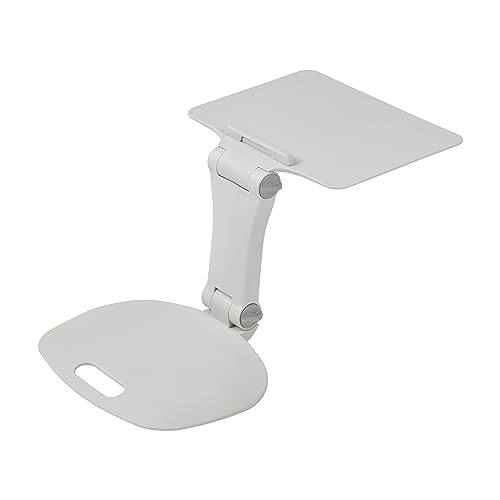 ECR4Kids The Surf Folding Portable Activity Lap Desk, Adjustable, Flexible Seating, Light Grey - color: Light Grey