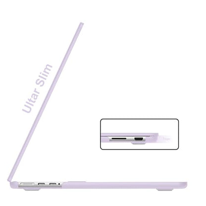 B BELK Compatible with MacBook Pro 14 inch Case 2026-2021 M5 M4 M3 M2 M1 A3427 A3426 A3434 A3112 A3185 A3401 A2918 A2992 A2779 A2442, Plastic Hard Shell Case+Keyboard Cover+Screen Protector, Purple - color: Clear Purple