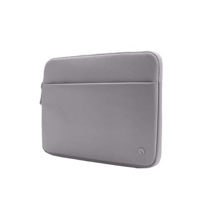Incase A.R.C. Laptop Sleeve 14 Inch – MacBook Case with Faux Fur Lining, External Pocket – Fits MacBook Pro Air Lenovo Dell HP – Laptop Cover, Computer Case - Travel, Work, College - Grey - color: Grey