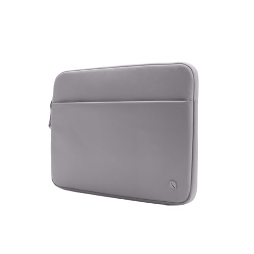 Incase A.R.C. Laptop Sleeve 14 Inch – MacBook Case with Faux Fur Lining, External Pocket – Fits MacBook Pro Air Lenovo Dell HP – Laptop Cover, Computer Case - Travel, Work, College - Grey - color: Grey