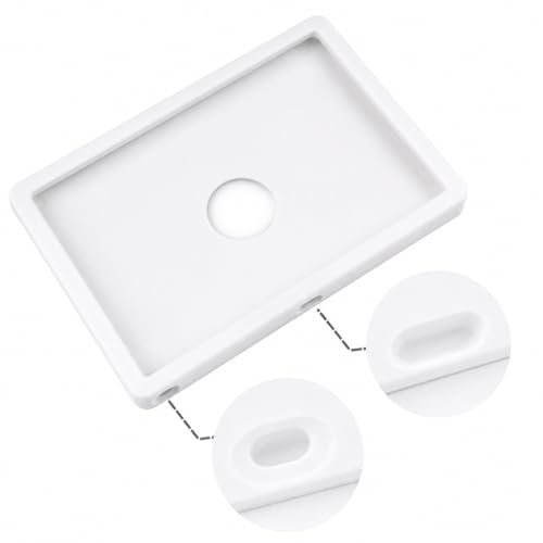 Silicone Cover for Magic Trackpad 2 & USB-C, Anti-Slip Washable Protective Case, Thin Skin Protector for Apple Magic Trackpad - color: White