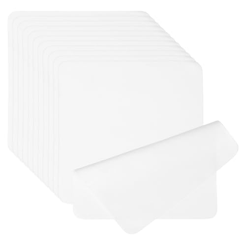 PATIKIL Glasses Cleaning Cloth 7.9" x 7.9", 12 Pcs Microfiber Eyeglasses Cleaner Cloths Soft Suede Wipe Screen for Camera Len Eyeglass Screens Phones Smart Devices, White - color: White, size: 7.9" x 7.9"