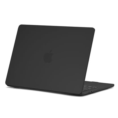 Omnpak for MacBook Air 13 inch Case, M5 M4 M3 M2 2026-2022 A3449 A3240 A3113 A2681, Scratch & Fingerprint Resistant, Frosted Matte Lightweight Hard Shell Protective Cover for MacBook Air 13.6 inch - color: Matte Black