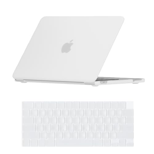Se7enline for MacBook Neo Case 13 inch 2026 Model A3406,Frost Transparent | Hard Shell Laptop Case Washable Keyboard Cover Skin Anti-Scratch Anti-Drop Heat Dissipation Full Port Access Slim Lightweight - color: Frost Transparent, size: 13 Inch