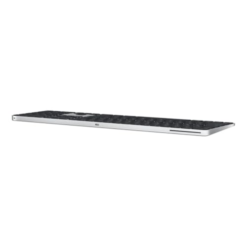 Magic Keyboard with Touch ID and Numeric Keypad for Mac Models with Apple Silicon - US English - Black Keys - color: Black Keys, style: USB-C