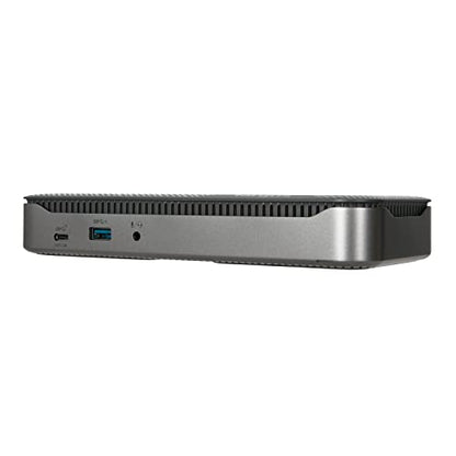 Targus USB C Hybrid/Universal Quad 4K Docking Station, Single 8K or Quad 4K UHD Display, 2 DisplayPort or 2 HDMI Ports, 100W Power Delivery (DOCK710USZ) Silver