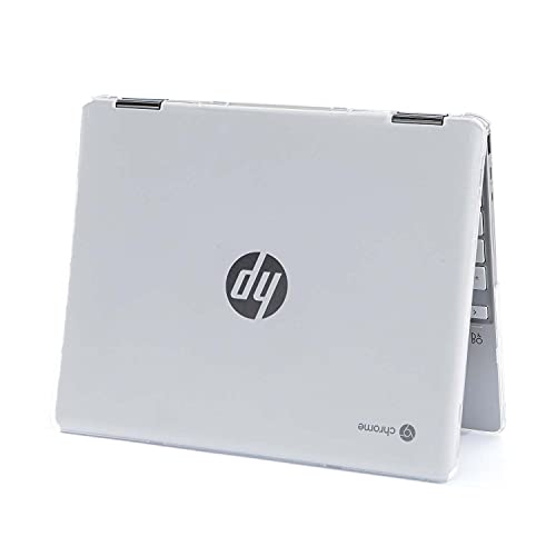 mCover Hard Shell Case Compatible with 2021 12" HP Chromebook x360 12B-CAxxxx Series laptops (NOT Compatible with Other HP Chromebook & Windows laptops) (Clear) - color: Clear