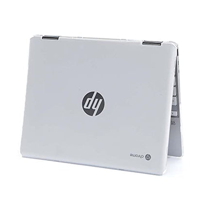 mCover Hard Shell Case Compatible with 2021 12" HP Chromebook x360 12B-CAxxxx Series laptops (NOT Compatible with Other HP Chromebook & Windows laptops) (Clear) - color: Clear
