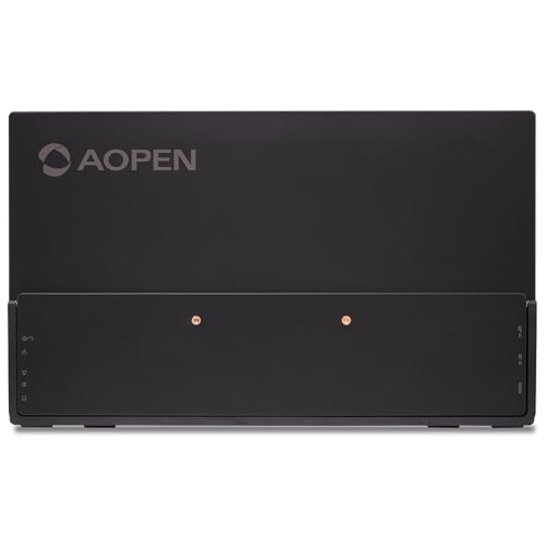 Acer AOPEN 16PM1Q 15.6in Full HD IPS Portable Monitor USB-C HDMI | 60Hz refresh rate, 6ms response time, ultra-slim design, built-in stand, lightweight and portable construction