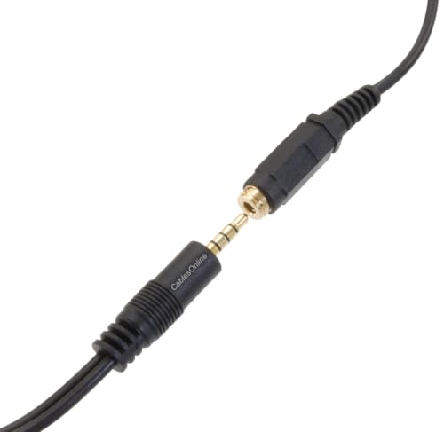CablesOnline 3.5mm TRRS Male to Dual TRRS Female Stereo 4-Pole Splitter Cable (IP-Y02)