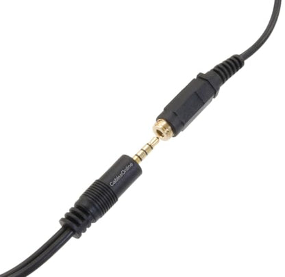 CablesOnline 3.5mm TRRS Male to Dual TRRS Female Stereo 4-Pole Splitter Cable (IP-Y02)