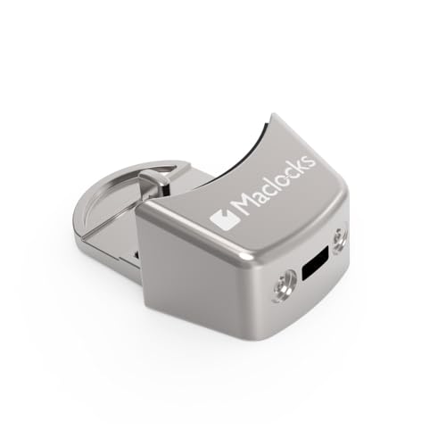Compulocks Mac Studio Ledge Lock Adapter with Combination Cable Lock - Secure Your Mac Studio with Durable Silver Locking Solution - Perfect for Home & Office Use - style: Combination Cable Lock