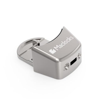 Compulocks Mac Studio Ledge Lock Adapter with Combination Cable Lock - Secure Your Mac Studio with Durable Silver Locking Solution - Perfect for Home & Office Use - style: Combination Cable Lock