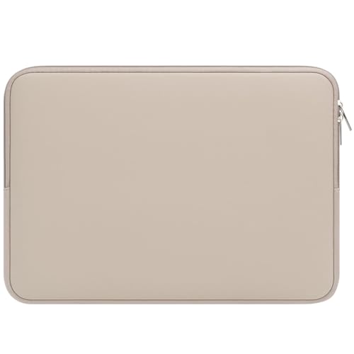 RAINYEAR 13.3 Inch Laptop Sleeve Case Padded Carrying Bag, Khaki | Slim Protective Soft Zipper Computer Cover for 13.3 Inch Notebook Computer Chromebook 14 inch MacBook Pro/Max M1 M2 M3 M4 M5 - color: Khaki, size: 13"-13.3"