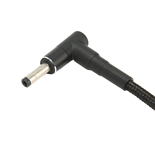 USB C Female to 4.0x1.7mm DC Male Adapter 100W PD Chip for Laptop Charging Cord for Dell HP Lenovo, Braided Cable Power Connector for Monitor Docking Station