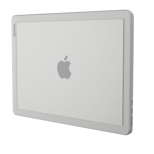 Incase Edge Hardshell Case with Makrolon for MacBook Air 15 inch, Clear | Lightweight Protective Hardshell for MacBooks, Scratch Resistant, Rubber Feet, Raised Edge Bumpers, Makrolon Polycarbonate - color: Clear, size: Air 15-inch