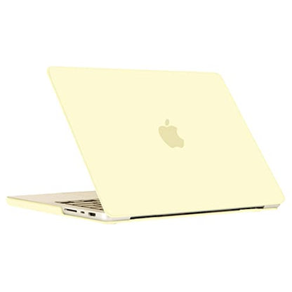 Se7enline for MacBook Pro 14 inch Case 2026-2021 M5 M4 M3 M2,Mellow Yellow | 2 in 1 Matte Hard Shell Laptop Case with Keyboard Cover Anti-Scratch Heat Dissipation Full Port Access Slim Lightweight - color: Mellow Yellow