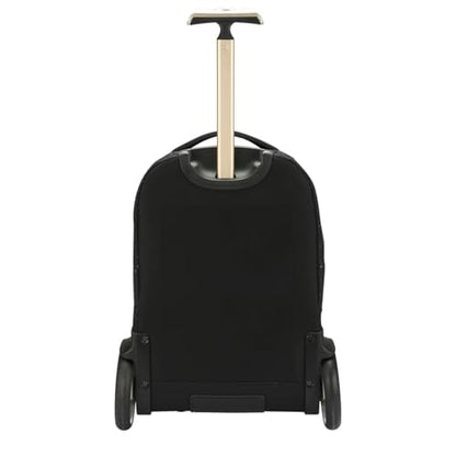 Rolling Laptop Bag for 15.6 Inch Laptop,Roller Bag, Backpack with Quiet Wheels, 6 Inch Large Slient Wheeled Computer Bag, T5- Space - color: T5- Space