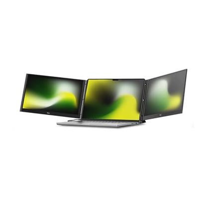 New Mobile Pixels Trio 3 Pro Triple Portable Monitor, 14.1" QHD 1400P Monitor with Built-in Kickstand, Expand to Triple Screens with USB-C, 65W Pass-Through Charging, Compatible with Mac & Windows