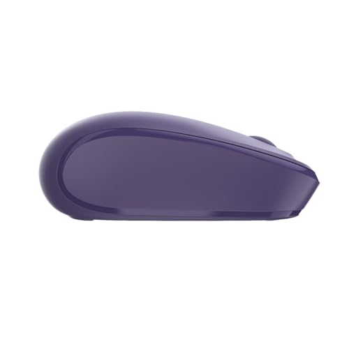 Incase Wireless Mobile Mouse 1850 – Designed by Microsoft – Compact, Comfortable, Right/Left Hand Use, 6-Month Battery Life, Nano Transceiver, Works with Mac/Windows 8/10/11 (Purple) - color: Purple