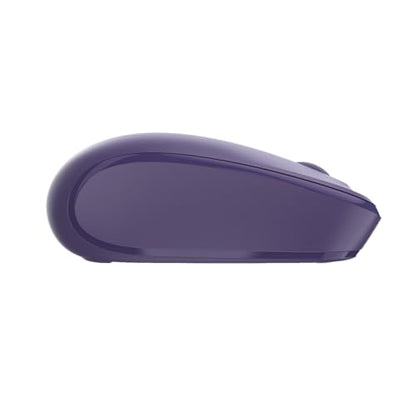 Incase Wireless Mobile Mouse 1850 – Designed by Microsoft – Compact, Comfortable, Right/Left Hand Use, 6-Month Battery Life, Nano Transceiver, Works with Mac/Windows 8/10/11 (Purple) - color: Purple