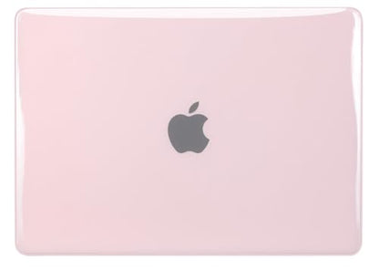 UESWILL Compatible with MacBook Pro 14 inch Case 2026-2021 Release with M1 M2 M3 M4 M5 Pro/Max Chip & Touch ID, Glossy See-Through Hard Shell Protective Cover, Jelly Pink - color: Jelly Pink, size: MacBook Pro 14" (M1 M2 M3 M4 M5)