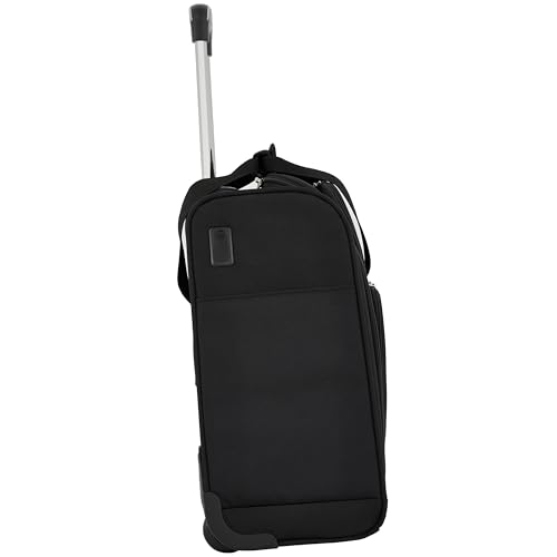 French Connection 16" Underseat Carry-On Luggage with USB/USB-C Ports, Black - color: Black
