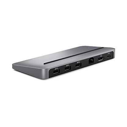 Brydge Stone II USB Hub Docking Station | Compatible with MacOS & Windows | Single 4K Display. HDMI Output. USB-C Speeds. 7 Ports | (Space Grey), BRYSTONE2
