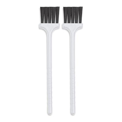 Keyboard Brush - Plastic Small Cleaning Brush for Coffee Machine, Juicer - Narrow Keyboard Brush Cleaner for Window Track, Office, Home - Computer & Laptop Anti Static Brush, 2 Pcs