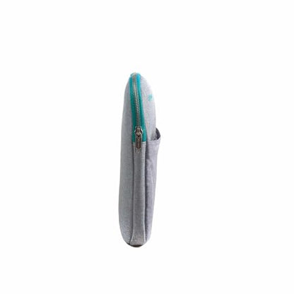 Speck Transfer Pro-Pocket Universal 15-16 Inch Laptop Sleeve with Front Pocket - Durable Protective Case for Laptops and Tablets - Compatible with MacBook Computers - Sweater Grey/Biscay Teal - color: Sweater Grey/Biscay Teal