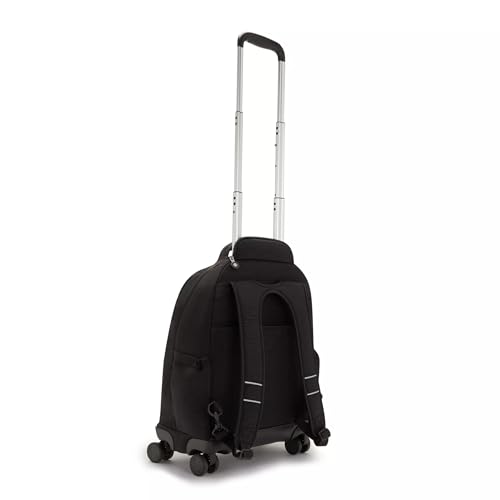 Kipling New Zea 15" Laptop Rolling Backpack - color: True Black