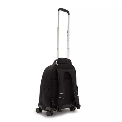 Kipling New Zea 15" Laptop Rolling Backpack - color: True Black