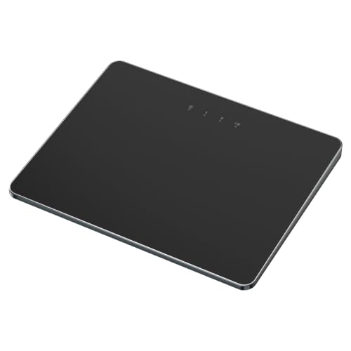 Wireless Trackpad for Windows 11/10 & Mac - Bluetooth & 2.4G Multi-Device Touchpad with 4-Finger Gestures, 7” Large Metal Surface, Physical Clicks, Type-C Fast Charging, 50H Battery, for PC Laptop Desktop