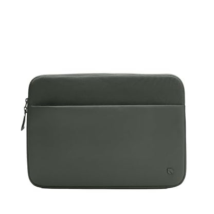 Incase A.R.C. Laptop Sleeve 14 Inch – MacBook Case with Faux Fur Lining, External Pocket – Fits MacBook Pro Air Lenovo Dell HP – Laptop Cover, Computer Case - Travel, Work, College - Smoked Ivy - color: Smoked Ivy
