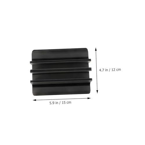 VANZACK Aluminum Alloy Vertical Laptop Stand Dual Slot Notebook Mount Base Portable Tablet Vertical Rack Desk Holder for Office and Home Use Black