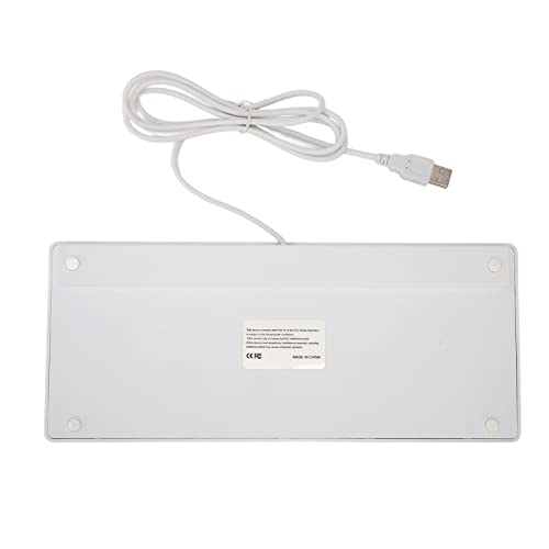 USB Wired Keyboard, 78 Keys Ultra Thin Computer Keyboard, Slim and Compact Keyboard for Laptop, Desktop, PC, Windows