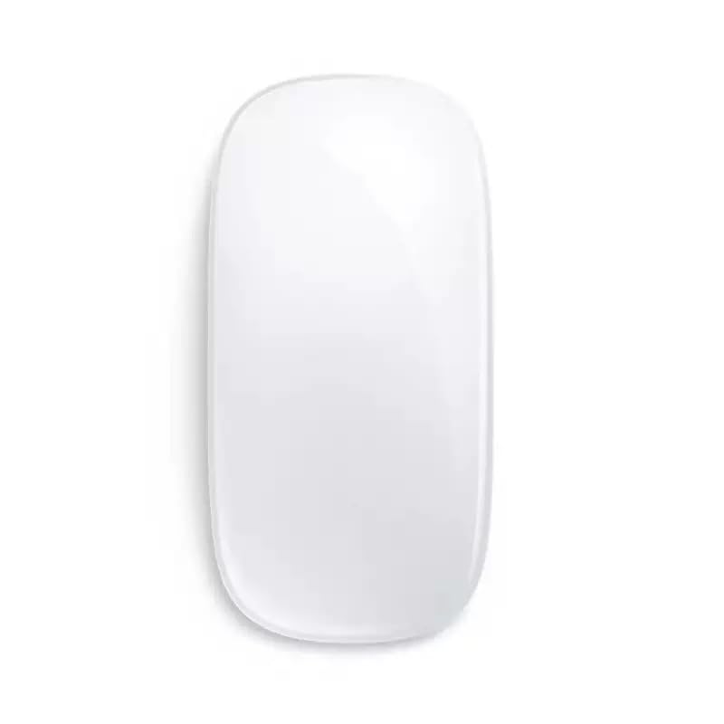 Wireless Multi-Touch Surface Magic Mouse Alternative USB C Rechargeable Bluetooth Mouse Compatible with MacOS/Windows/Linux/Android Laptop Desktop PC Smartphone Tablet (White) - color: White