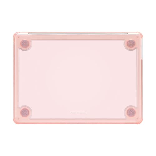 MOSISO Compatible with MacBook Air 13 inch Case M5 2026 M4 M3 M2 2025-2022 | A3449 A3240 A3113 A2681, 3 in 1 Kit Crack-Resistant Heavy Duty Protective Hard Shell Case Cover with TPU Bumper, Pink - color: Pink