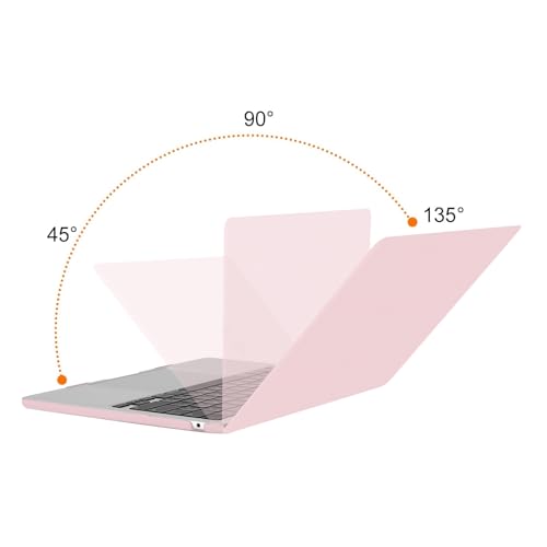 MOSISO Compatible with MacBook Air 13 inch Case M5 2026 M4 M3 M2 2025-2022 | A3449 A3240 A3113 A2681, Scratches-Resistant Protective Hard Shell for MacBook Air 13.6 inch Case, Baby Pink - color: Baby Pink
