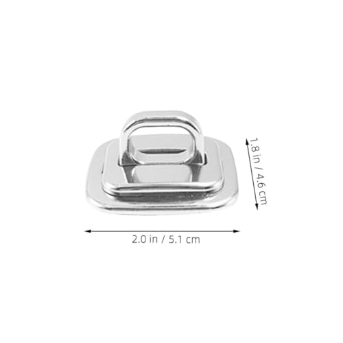 4pcs Zinc Alloy Laptop Security Anchor Base Plates with Stable Base Design and Anti-Theft Features for Travel and Library Use, Compatible with Cable Lock Anchors