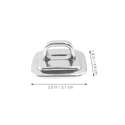 4pcs Zinc Alloy Laptop Security Anchor Base Plates with Stable Base Design and Anti-Theft Features for Travel and Library Use, Compatible with Cable Lock Anchors