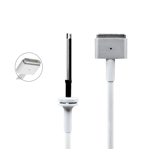 Magnetic2 T tip Laptop Power Supply, DC Repair Power Cord, for MacBook | Power adapter output cable, compatible with MacBook Power Adapter T tip (MacBook Models Produced from 2013 Through 2017) - size: Mac (T-Tip) Magsafe2
