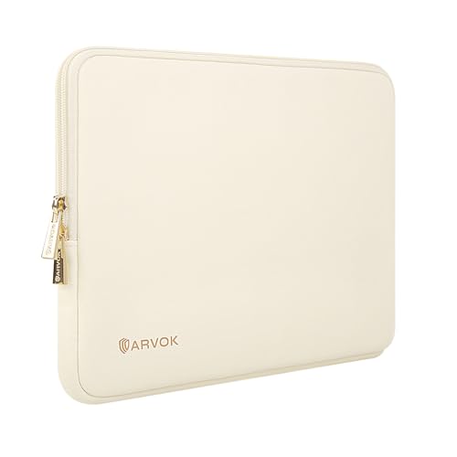 ARVOK Laptop Sleeve Case,Waterproof Notebook Cover for MacBook Air MacBook Pro inch, Computer Carrying Bag - color: White, size: 13 inch