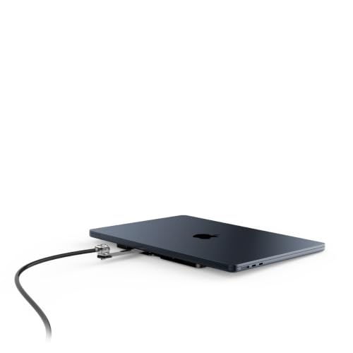 Compulocks Blade Universal Lock Slot Adapter with Keyed Cable Lock Black | Secure aluminum tablet security lock by Compulocks