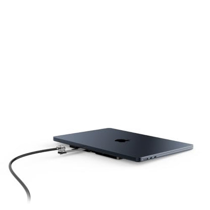 Compulocks Blade Universal Lock Slot Adapter with Keyed Cable Lock Black | Secure aluminum tablet security lock by Compulocks